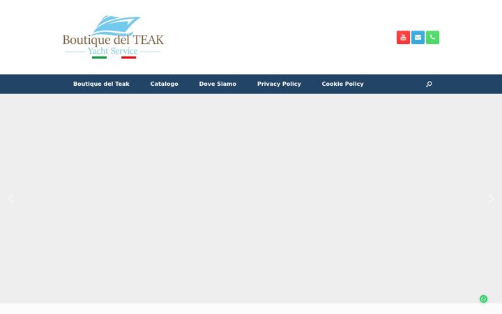 Screenshot of boutiquedelteak.it