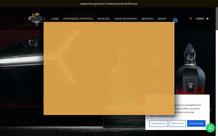 Screenshot of boutiquedessence.it