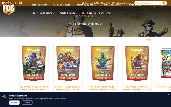 Screenshot of boutiquefdb.com