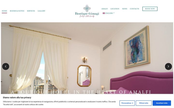 Screenshot of boutiquegimagi.com
