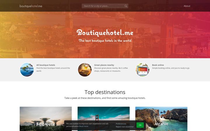 Screenshot von boutiquehotel.me