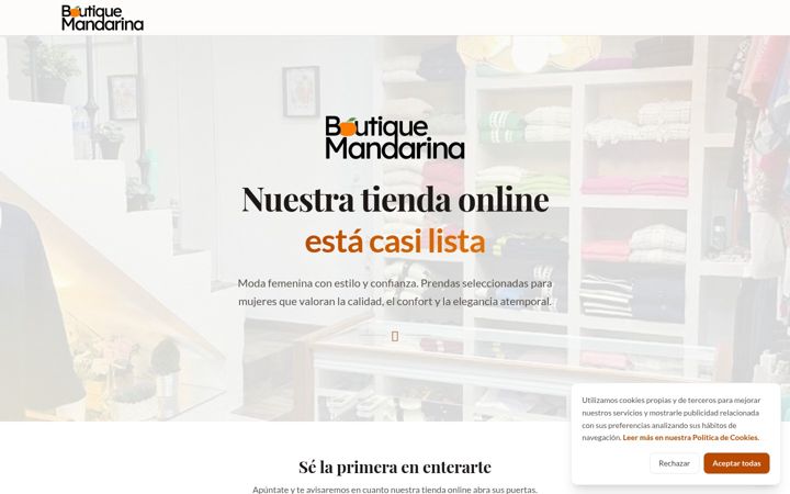 Screenshot of boutiquemandarina.es
