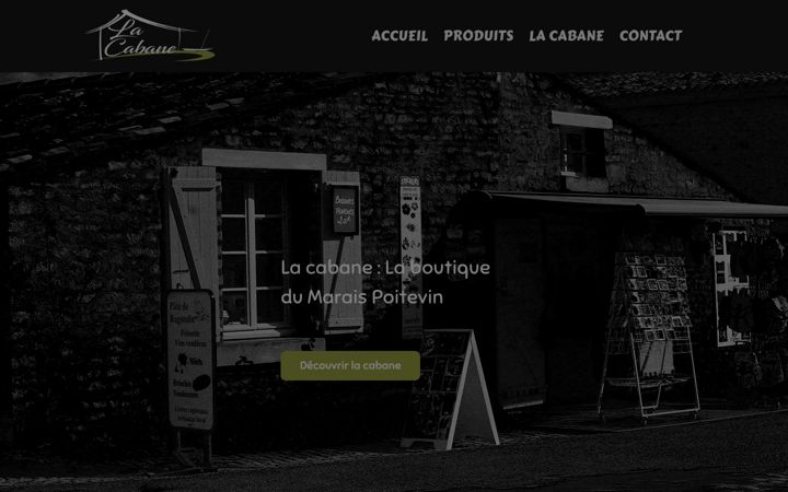 Screenshot of boutiquemaraispoitevin.fr
