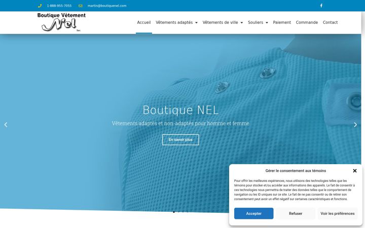 Screenshot of boutiquenel.com
