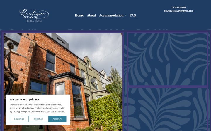 Screenshot of boutiquestaysni.com