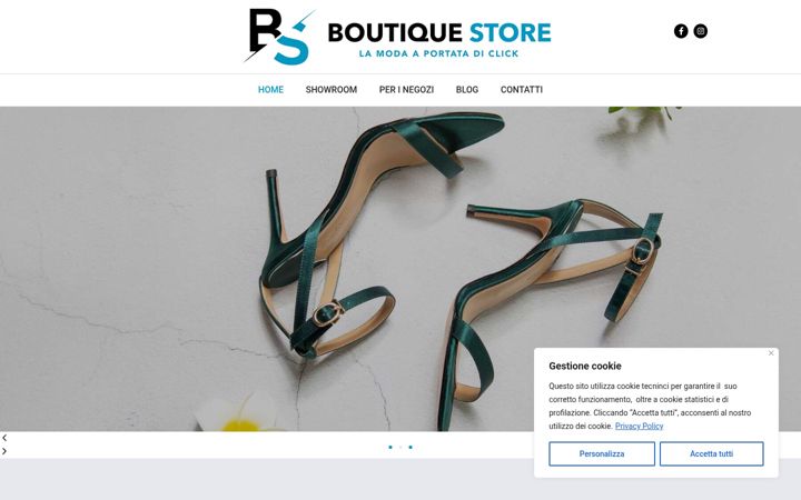 Screenshot of boutiquestore.it