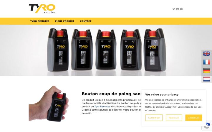 Screenshot of boutoncoupdepoing.fr