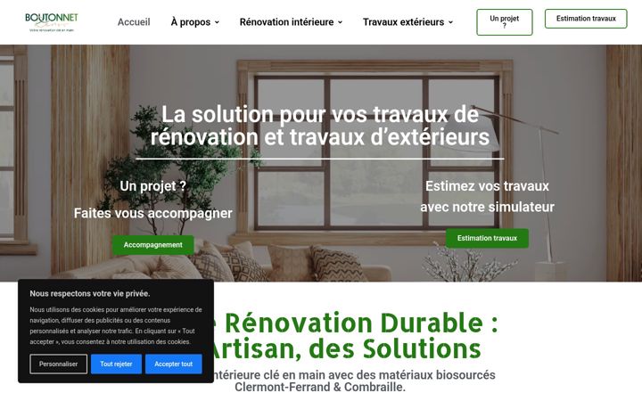 Screenshot of boutonnet-renov.fr