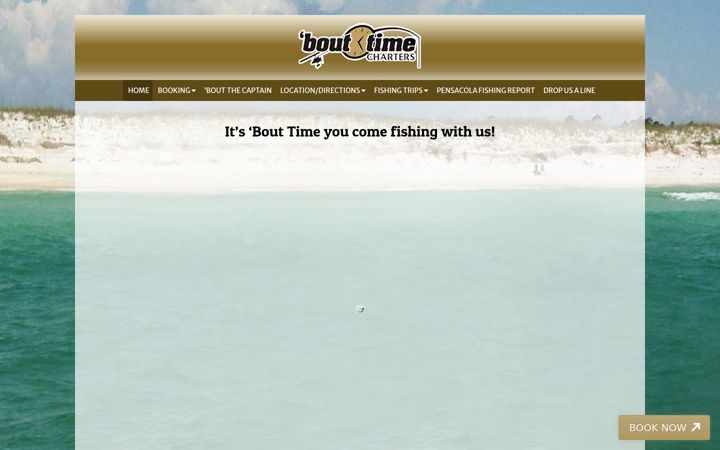 Screenshot of bouttimecharters.net