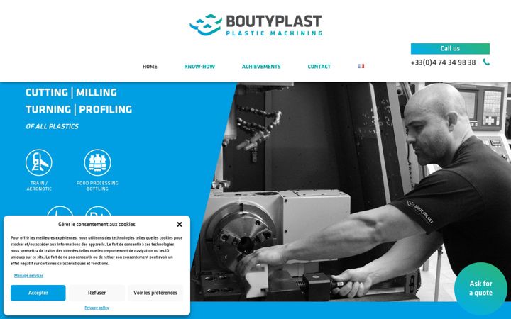 Screenshot of boutyplast.com