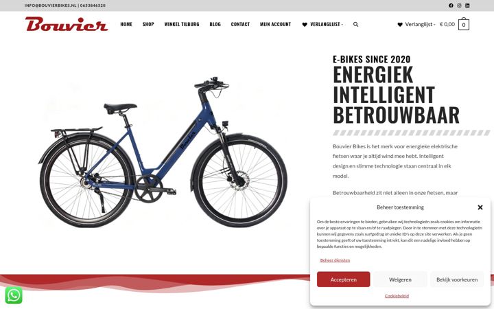 Captura de pantalla de bouvierbikes.nl