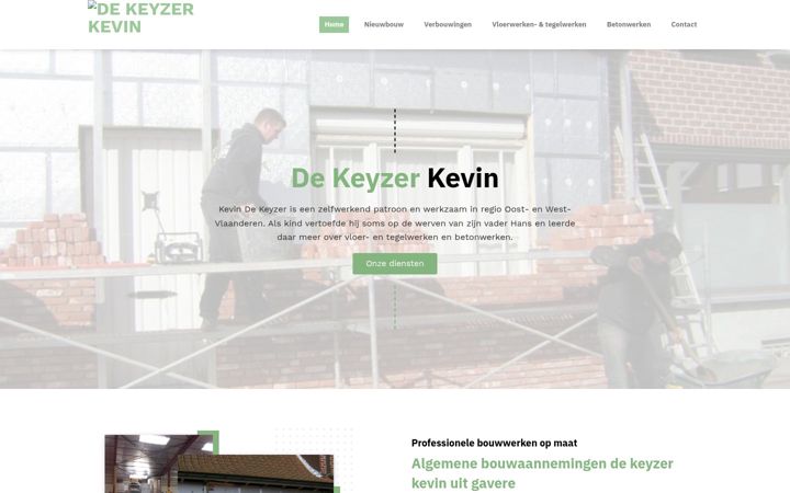 Screenshot of bouw-dekeyzer.be