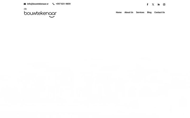 Screenshot of bouw-tekenaar.nl