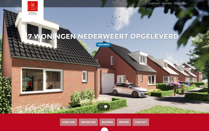 Captura de pantalla de bouwbedrijfgmvanrooij.nl