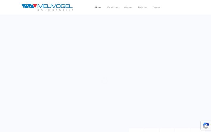 Captura de pantalla de bouwbedrijfmeijvogel.nl