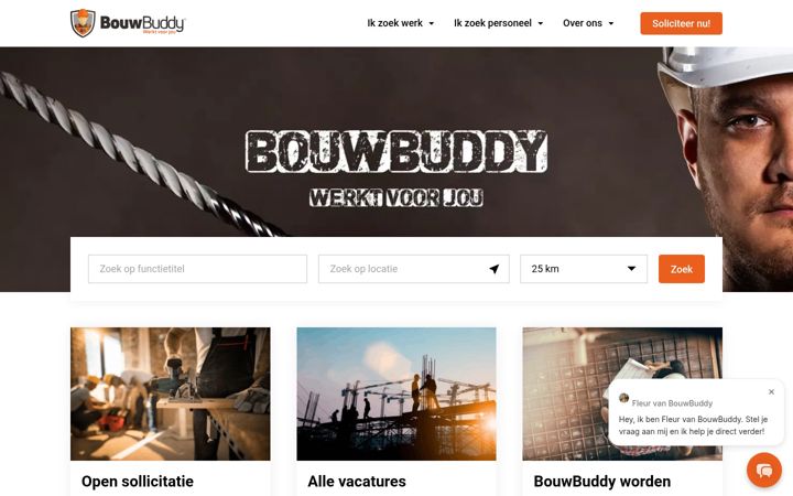 Captura de pantalla de bouwbuddy.nl