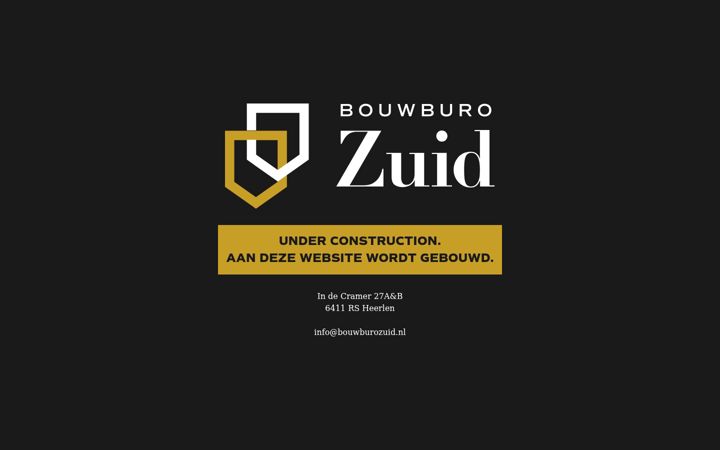 Screenshot of bouwburozuid.nl