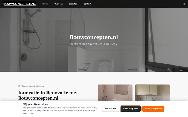 Screenshot of bouwconcepten.nl