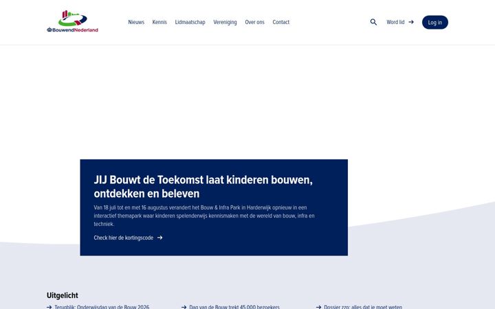 Screenshot of bouwendnederland.nl