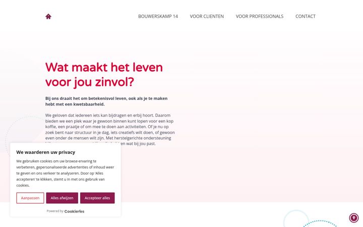Captura de pantalla de bouwerskamp.nl