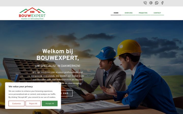 Screenshot of bouwexpertbv.be
