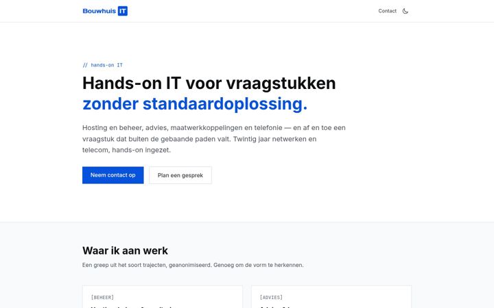 Screenshot of bouwhuisit.nl