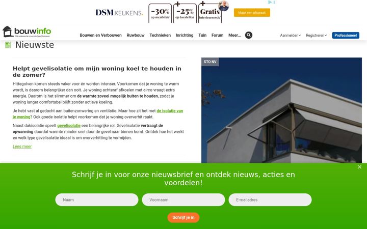 Screenshot of bouwinfo.be