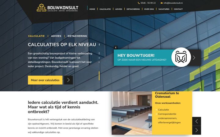Screenshot of bouwkonsult.nl