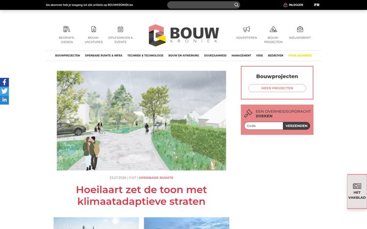 Screenshot of bouwkroniek.be
