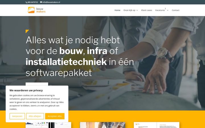 Ekrānuzņēmums no bouwmakers.nl