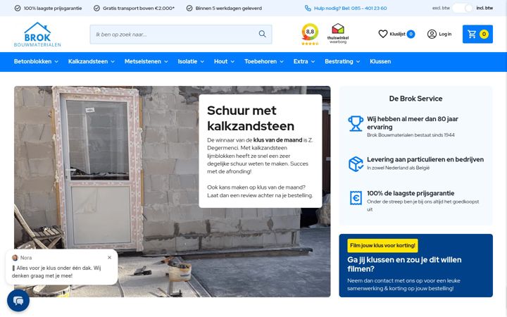 Screenshot of bouwmaterialenkopen.com