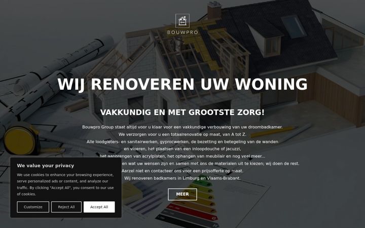 Screenshot of bouwprogroup.com