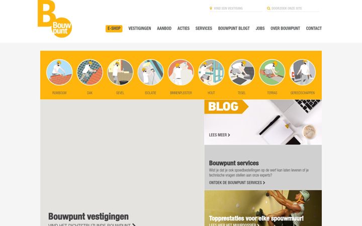 Screenshot of bouwpunt.be