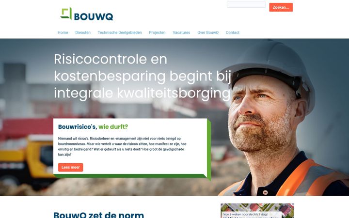 Screenshot of bouwq.nl