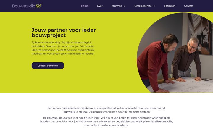 Screenshot of bouwstudio360.nl