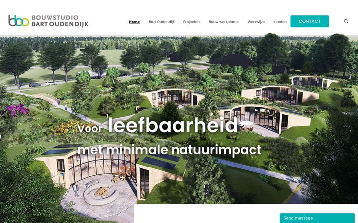 Screenshot of bouwstudiobartoudendijk.nl