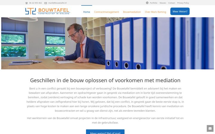 Екранна снимка на bouwtafel.nl