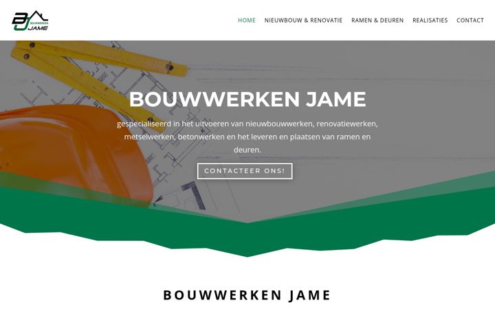 Screenshot of bouwwerkenjame.be