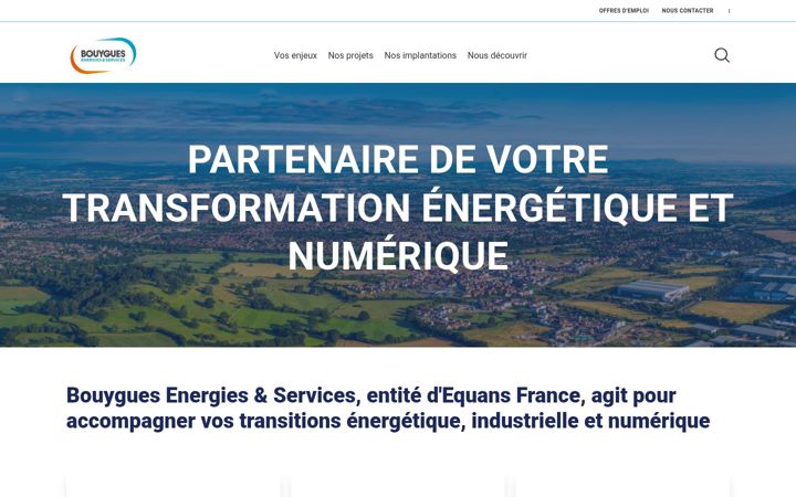 Screenshot of bouygues-es.fr