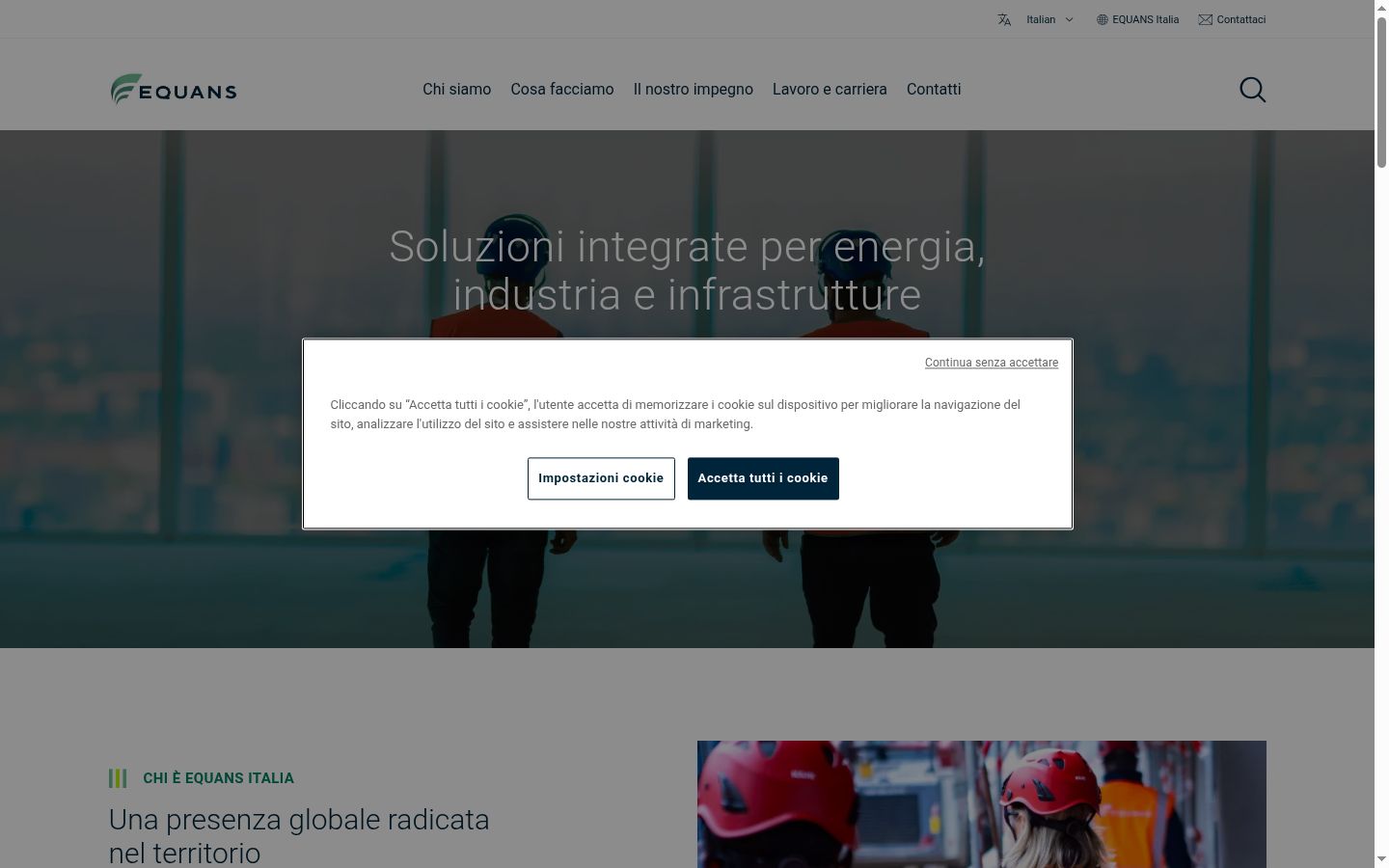 Screenshot tal-banner tal-kunsens muri qabel kwalunkwe interazzjoni