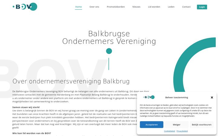 Screenshot of bovbalkbrug.nl