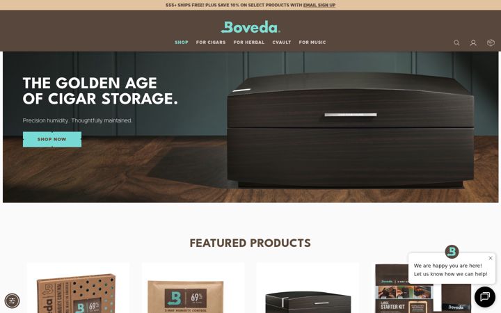 Skærmbillede af bovedainc.com