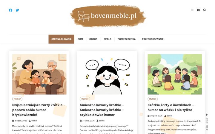Screenshot of bovenmeble.pl
