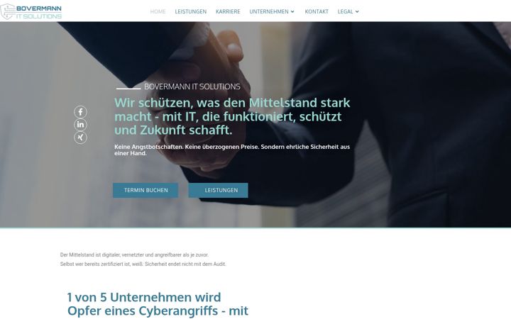 Screenshot of bovermann.de
