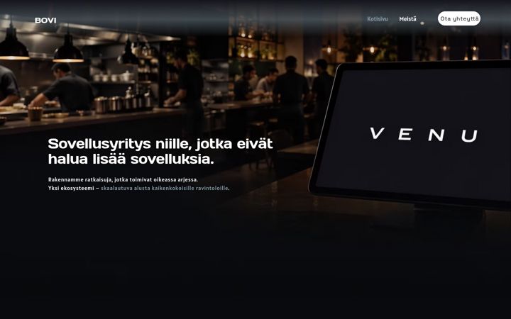 Captura de ecrã de bovi.fi