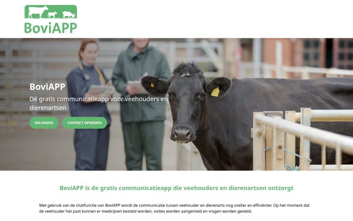 Screenshot of boviapp.nl