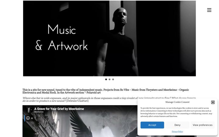 Screenshot of bovibe.com