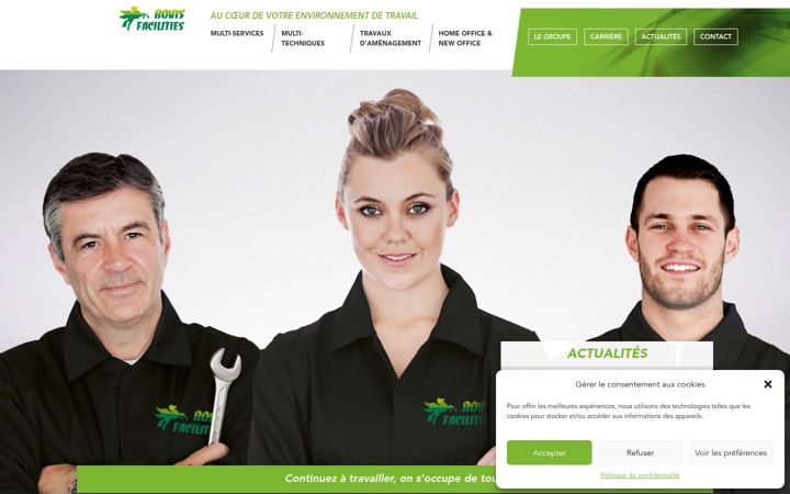 Screenshot stránky bovis-facilities.fr