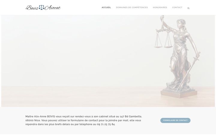 Screenshot of bovisavocat.fr
