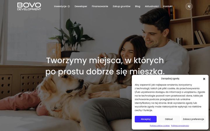 Screenshot of bovod.pl